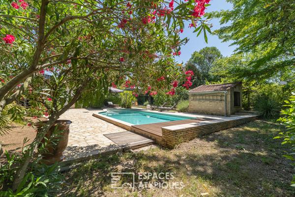 Maison familiale avec piscine et jardin exceptionnel à Montpellier