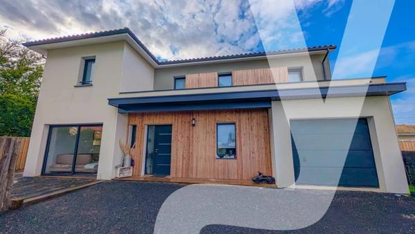 Maison contemporaine 127 m² avec piscine – 4 chambres – Emplacement privilégié - 33260 La Teste-de-Buch - Réf 86215223