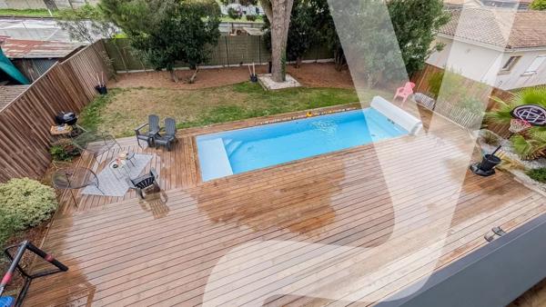Maison contemporaine 127 m² avec piscine – 4 chambres – Emplacement privilégié - 33260 La Teste-de-Buch - Réf 86215223