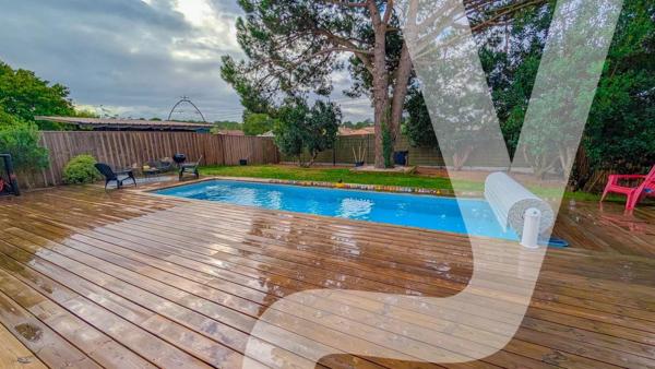 Maison contemporaine 127 m² avec piscine – 4 chambres – Emplacement privilégié - 33260 La Teste-de-Buch - Réf 86215223