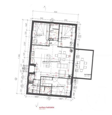 Terrain à vendre  949 m2 BORGO - 202