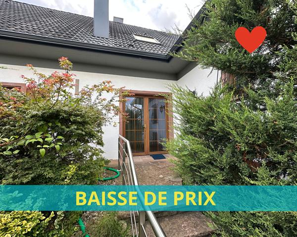 Baisse de prix : spacieuse, 250m2 maison familiale 8 pieces avec jardin a Drusenheim