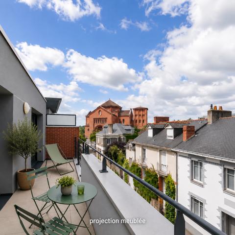 Appartement T3 avec balcon