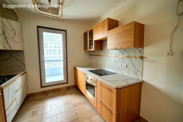 SURESNES CENTRE-VILLE -  Appartement 3 pièce(s) 74 m2 - ASCENSEUR - TERRASSE - PARKING - CAVE - BUS AU PIED DE L'APPARTEMENT