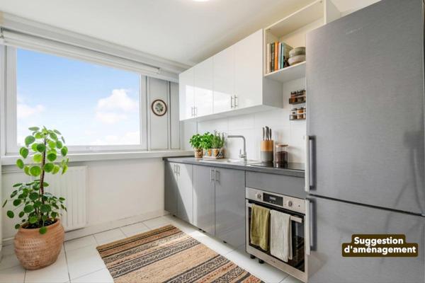 BAGNOLET - Appartement de type 4 pièce(s) 84 m²  avec vue exceptionnelle