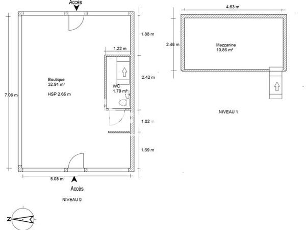 Location Local commercial 1 pièce 39 m² - RUE CLAUDE DEBUSSY Montmagny 95360
