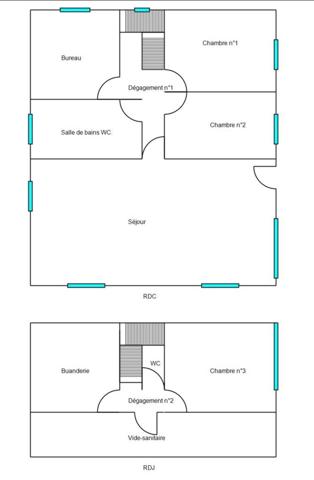 Gattières proche Village - Maison individuelle 5 pièces