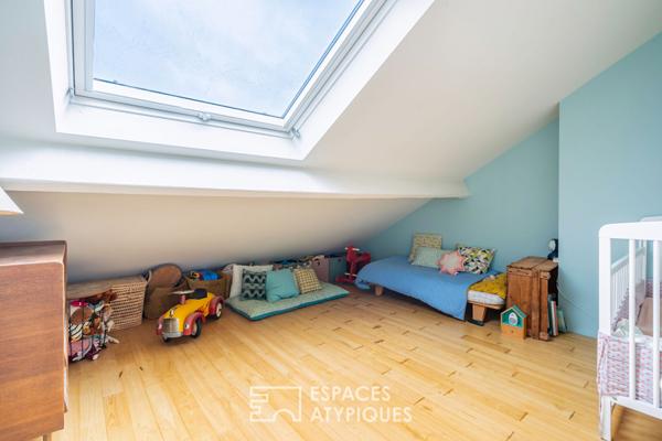 Appartement duplex d’architecte avec atelier et jardin partagé au quartier des Fleurs