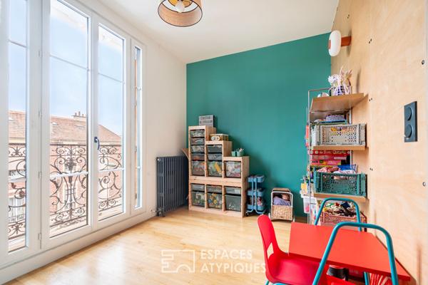 Appartement duplex d’architecte avec atelier et jardin partagé au quartier des Fleurs