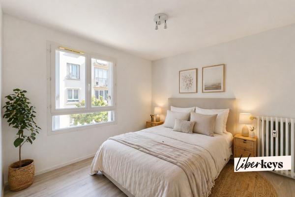 Appartement rénové 3 pièces - traversant - 52 m² avec balcon et cave - Trappes