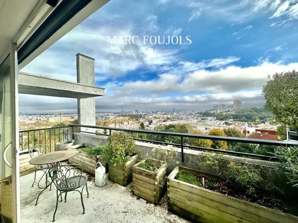 MEUDON. Maison d’architecte avec vue sur Paris