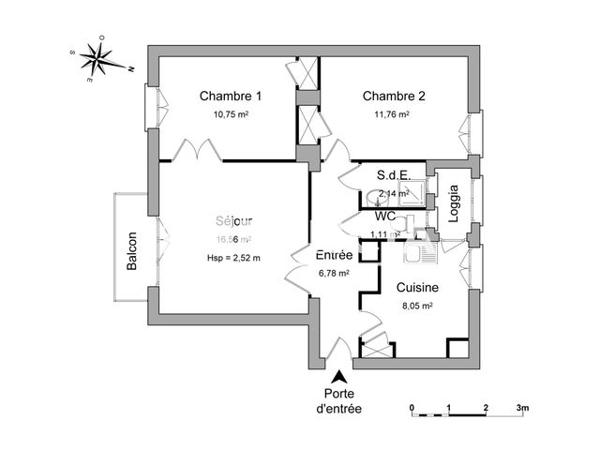 Location Appartement 3 pièces 57.2 m² - 315 AVENUE SADI CARNOT Guilherand-granges 07500