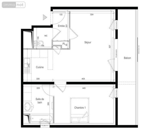 Appartement à vendre à Lorient dans le Morbihan (56100), ref : 56081-2479   
Centre
