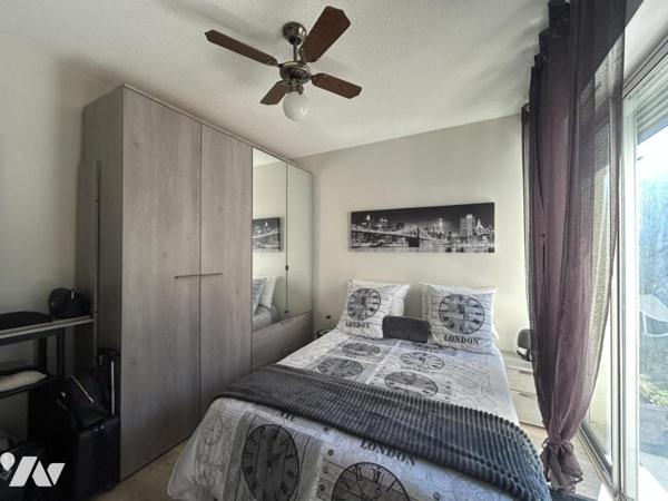 Montélimar, appartement de 49m2 en rez de jardin , parking privatif et cave.