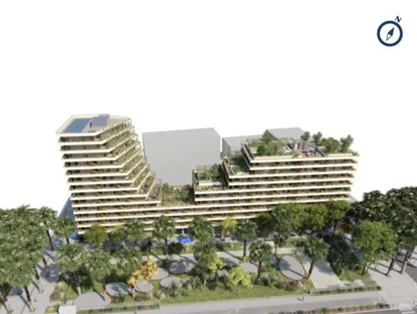 Nice Méridia- studio avec terrasse dans un programme neuf