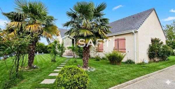 maison 4 chambres plain-pied sans vis à vis sur terrain clos.