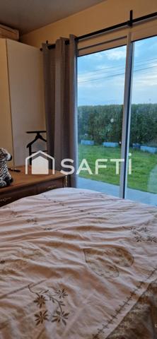 maison 4 chambres plain-pied sans vis à vis sur terrain clos.