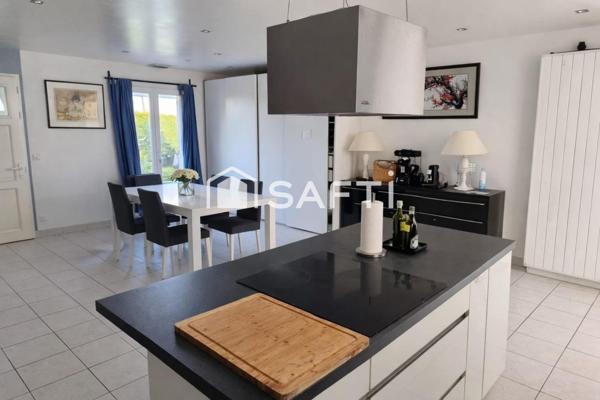 maison 4 chambres plain-pied sans vis à vis sur terrain clos.