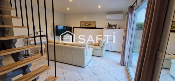 maison 4 chambres plain-pied sans vis à vis sur terrain clos.