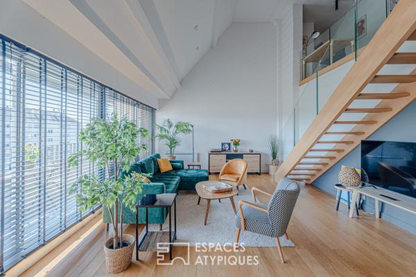Magnifique duplex contemporain en dernier étage