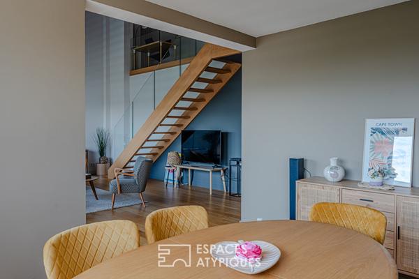 Magnifique duplex contemporain en dernier étage