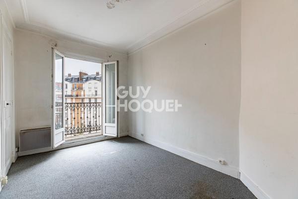 75016 Porte de Saint-Cloud | 2 pièces 35 m² | Balcon plein sud | Dernier étage