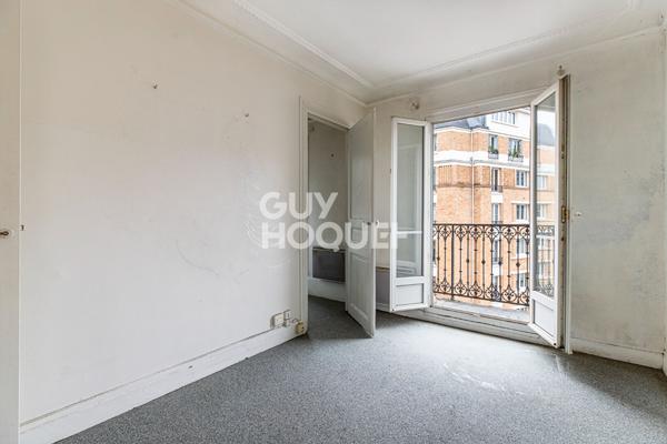 75016 Porte de Saint-Cloud | 2 pièces 35 m² | Balcon plein sud | Dernier étage