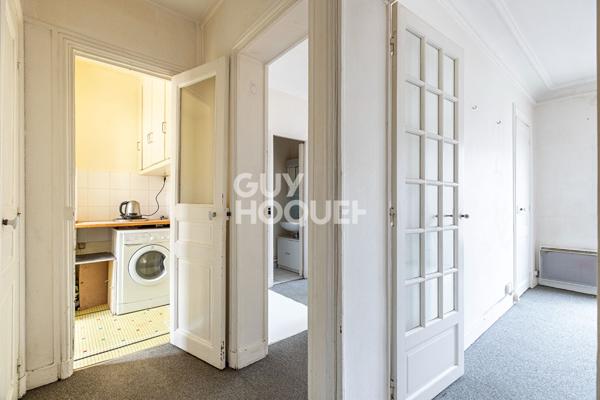 75016 Porte de Saint-Cloud | 2 pièces 35 m² | Balcon plein sud | Dernier étage