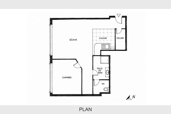 Appartement
         2 pièces
        - 47 m² Exclusivité 140 000 € *