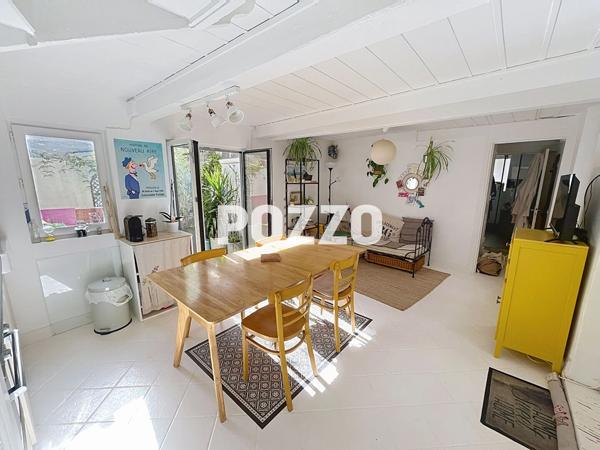 Maison de pêcheur 3 chambres avec terrasse au calme TROUVILLE SUR MER