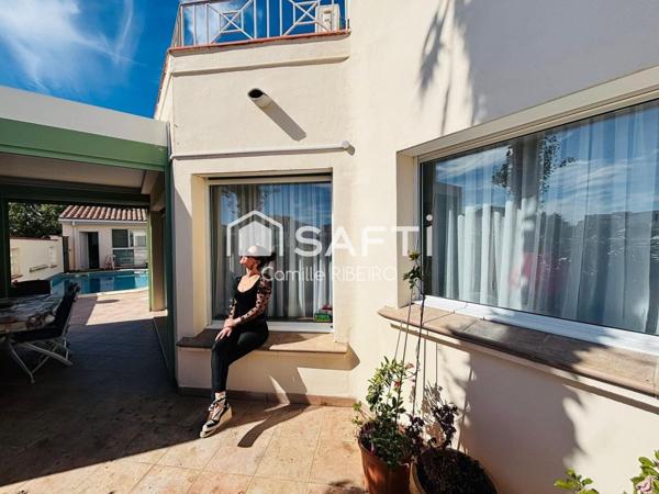 Port Leucate,Belle villa,T8 avec piscine sur parcelle de 400m²
