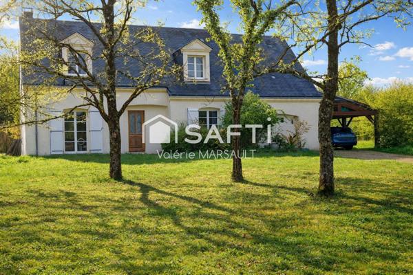 Maison 130 m² avec terrain 2500 m² au calme