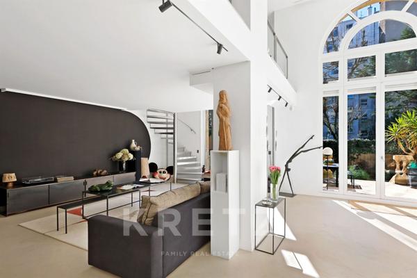 Loft d'exception avec jardin plein sud