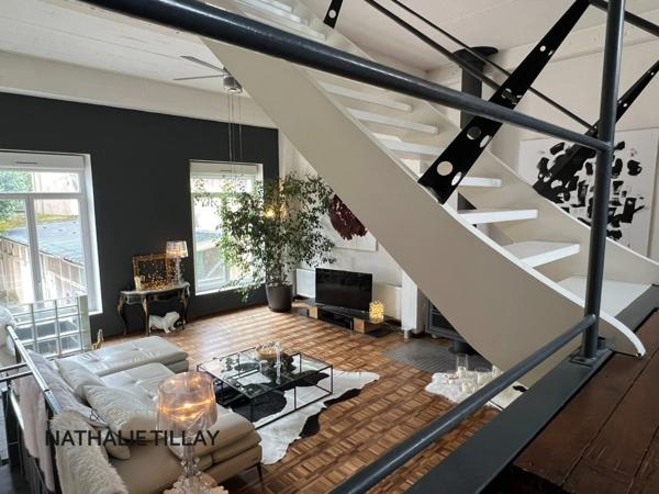 Orleans hyper centre, appartement loft à vendre, avec patio, terrasse  et salle de sport