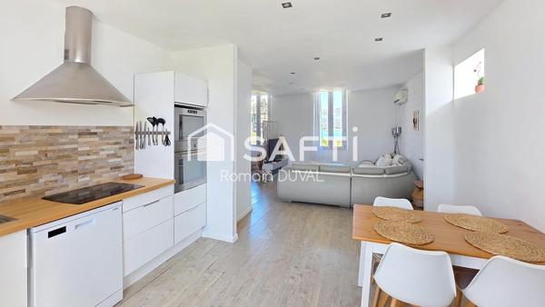 Appartement duplex traversant avec vue mer
