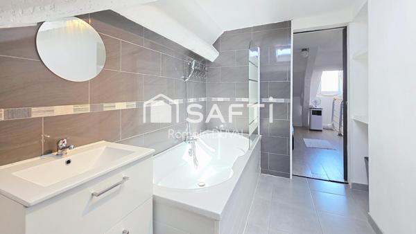 Appartement duplex traversant avec vue mer