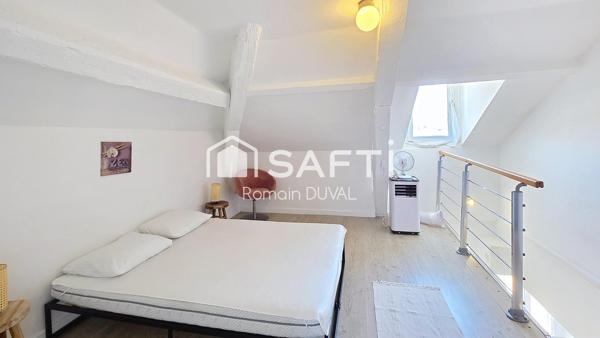 Appartement duplex traversant avec vue mer