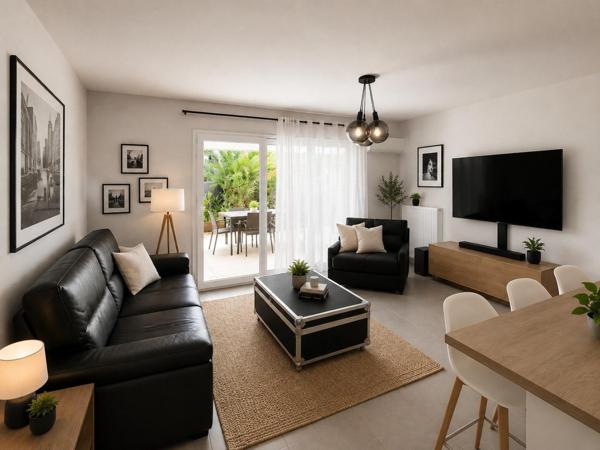 T4 d'exception avec jardin et terrasse XXL