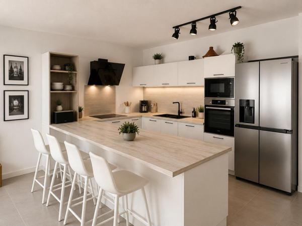 T4 d'exception avec jardin et terrasse XXL