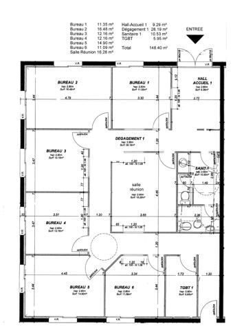 Bureaux 148m² – Cholet
