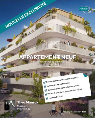 Appartement d'exception de 100 m², en plein centre ville de Saint-Nazaire.