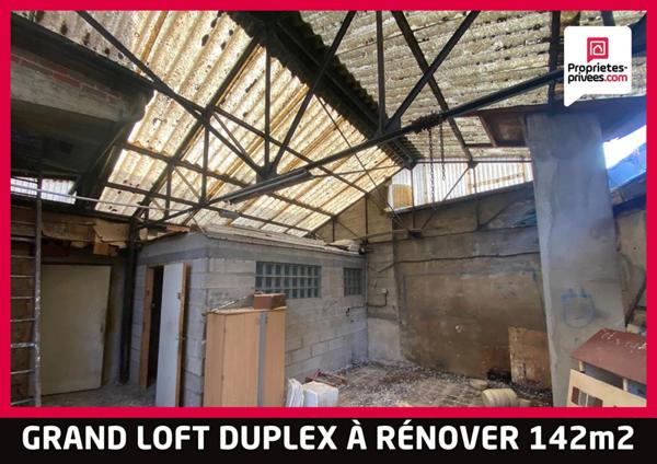 Plateaux à rénover en grand loft Duplex 140 m2 - Amiens Saint- Maurice