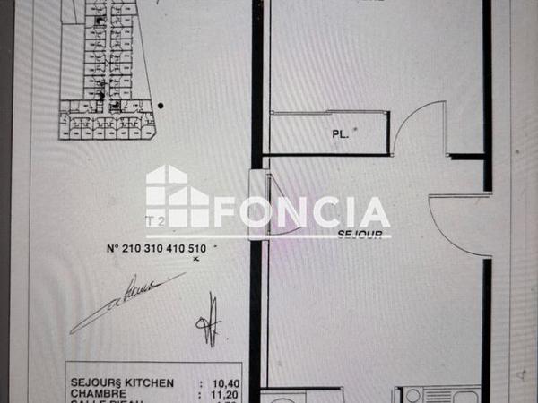 À vendre Appartement 2 pièces 27 m² - Saint-étienne 42100