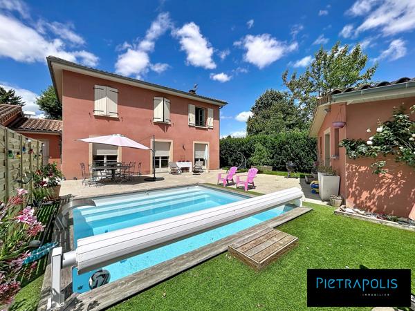 CIVRIEUX CENTRE – Belle maison 178 m² – Piscine & Pool House – 4 chambres – DPE B