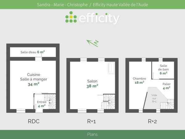 Maison 3 pièces - 110 m²