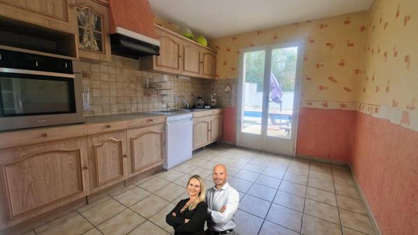 Maison de plain-pied 114 m² avec piscine