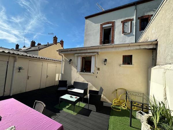 À vendre - Maison de ville 90 m² - CHALETTE SUR LOING 45120 - à 700 m de la gare de Montargis