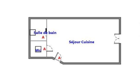 Studio Dernier étage Paris 14 ème