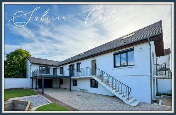 🏡 À VENDRE – MAISON ATYPIQUE RÉNOVÉE AVEC TERRASSE & CAVE VOÛTÉE – FRENEUSE (78) 200 m² habitables – 4/5 chambres – Vue dégagée – Garage – Jardin clos