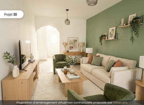 Maison à vendre |  Chalais |  3 pièces | 54 m²